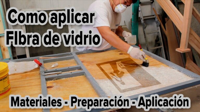 Guía de Materiales Esenciales para Trabajar con Fibra de Vidrio